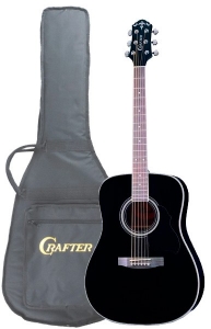 Акустическая гитара CRAFTER MD58/BK с чехлом