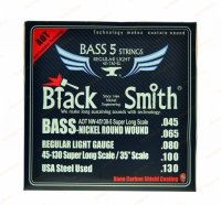 Струны для 5/c бас гитары Black Smith 45/130-SL