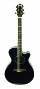 Акустическая гитара RIGEIRA FE-25CS/BK