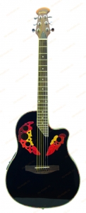 Электроакустическая гитара Martinez W-164P/BK