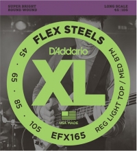 Струны для 4-х/c бас гитары D'ADDARIO EFX165