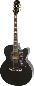 Акустическая гитара EPIPHONE EJ-200CE BLACK GLD