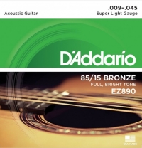 Струны для акустической гитары D`addario EZ890