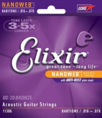 Струны для акустической гитары Elixir 11306
