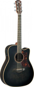 Электроакустическая гитара Yamaha A3R TRL BLACK 